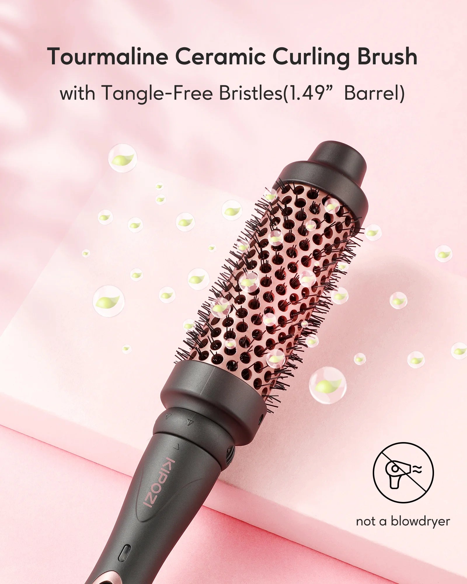 Kipozi™ 5-in-1 CurlCraft Pro Set – Instant Heat Ceramic Styling Kit