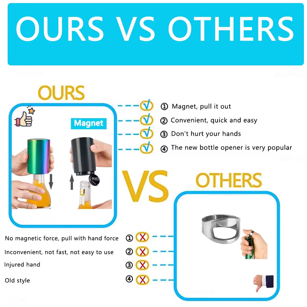 SteelPop™ Bottle Opener