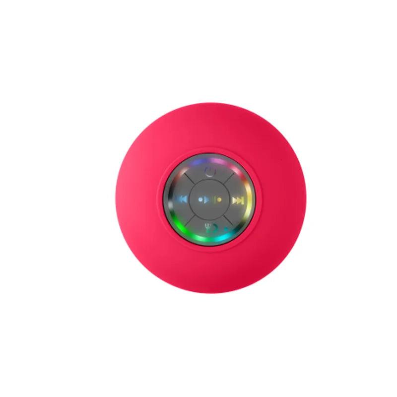 Premium and Durable Waterproof Bluetooth Shower Speaker with LED Lights & Suction Cup – 360° Sound & Hands-Free Calling