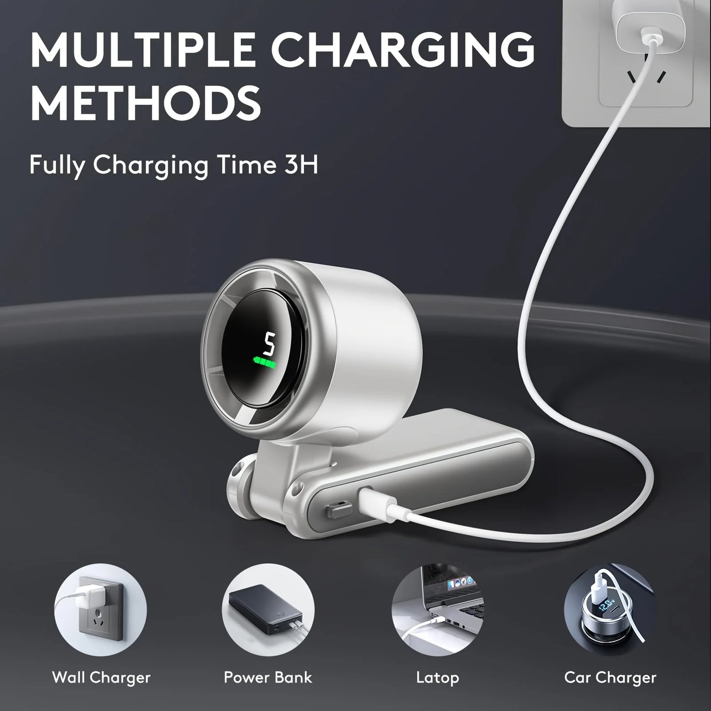 Airelo™ 180° Pocket Fan