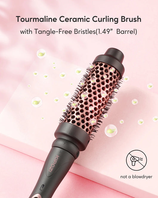 Kipozi™ 5-in-1 CurlCraft Pro Set – Instant Heat Ceramic Styling Kit