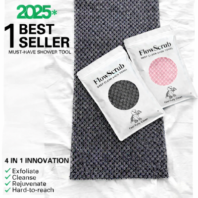 FlowScrub™ Deep Clean Back Towel