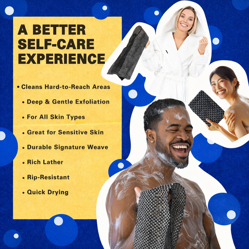 FlowScrub™ Deep Clean Back Towel