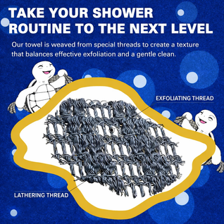 FlowScrub™ Deep Clean Back Towel