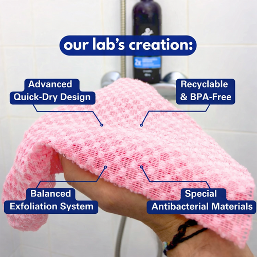 FlowScrub™ Deep Clean Back Towel