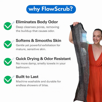 FlowScrub™ Deep Clean Back Towel
