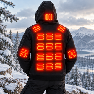 ThermaCore™ Half-Zip 26-Zone Heated Hoodie