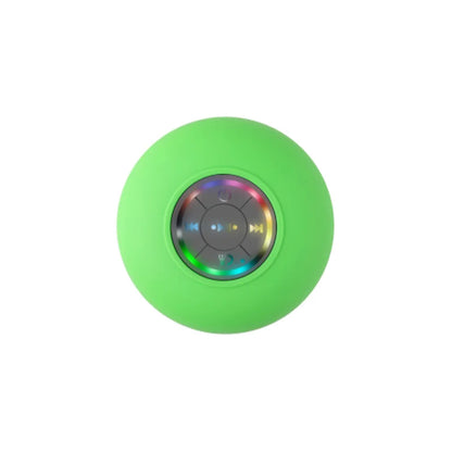 Premium and Durable Waterproof Bluetooth Shower Speaker with LED Lights & Suction Cup – 360° Sound & Hands-Free Calling