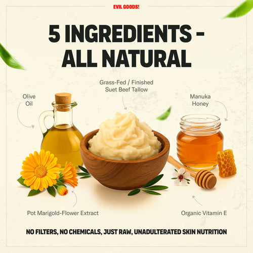 Whipped Tallow & Manuka Honey Moisturizer